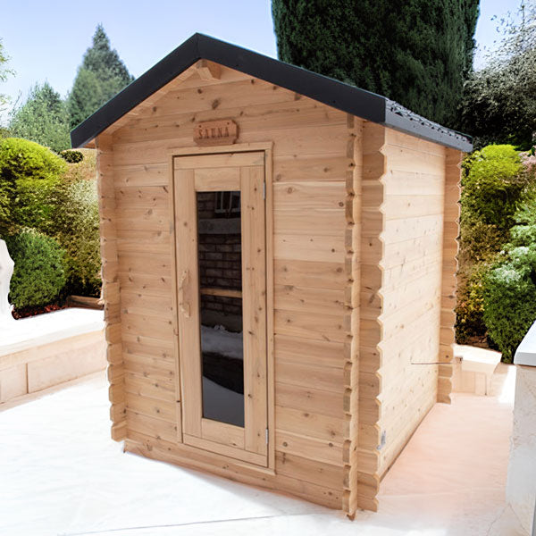 Dundalk CT Granby 3 Person Outdoor Sauna CTC66W