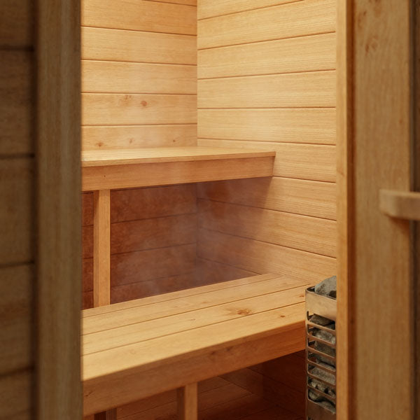 Dundalk CT Palmer 6-Person Outdoor Cabin Sauna – CTC68N