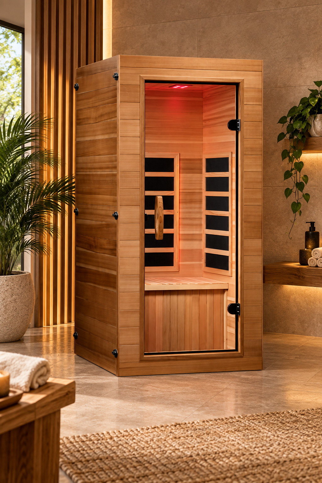 Dynamic Vero 1-Person (Compact) Ultra Low EMF FAR Infrared Sauna Elite
