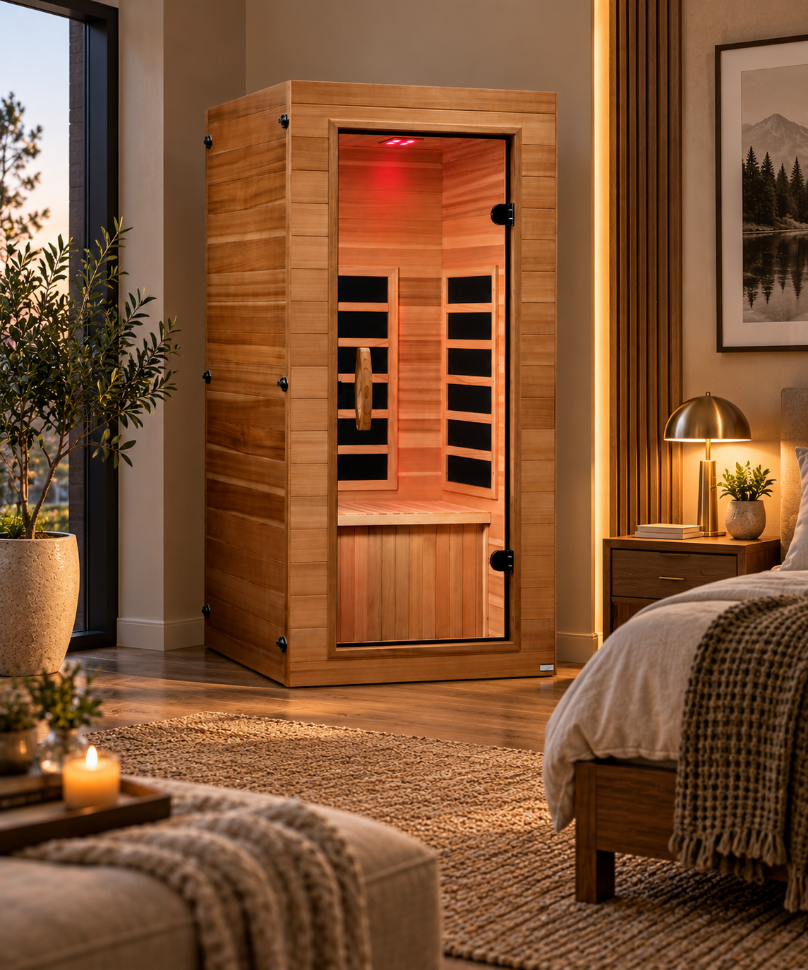 Dynamic Vero 1-Person (Compact) Ultra Low EMF FAR Infrared Sauna Elite