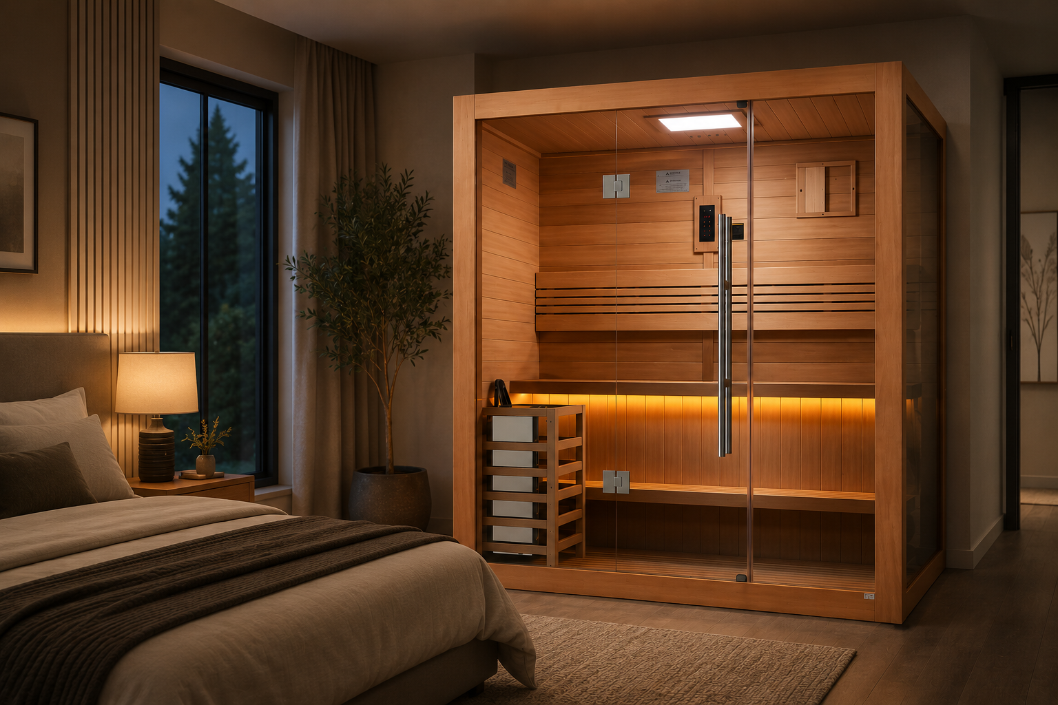 Golden Designs Forssa Edition 3-Person Indoor Traditional Sauna GDI-7203-01