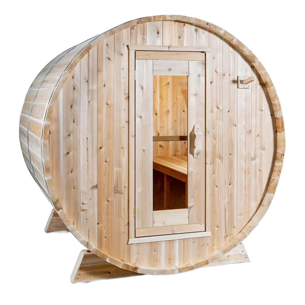 Dundalk CT Harmony 4 Person Barrel Sauna - Infinity Saunas