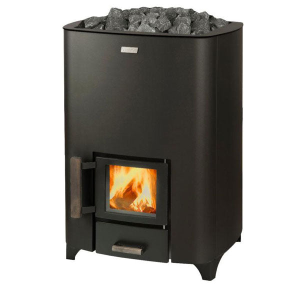 Narvi NC Black wood-fired sauna heater