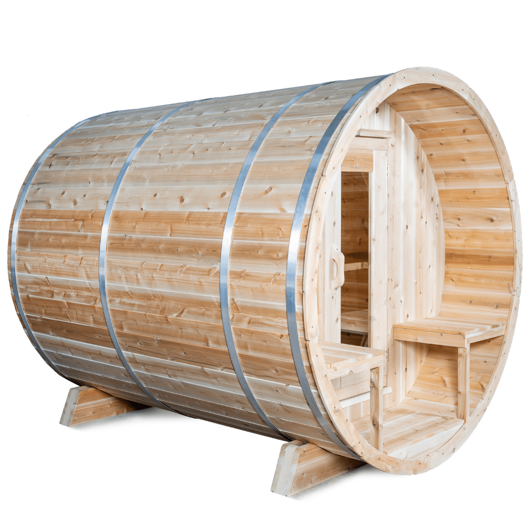 Dundalk CT Serenity 6 Person Barrel Sauna CTC2245W