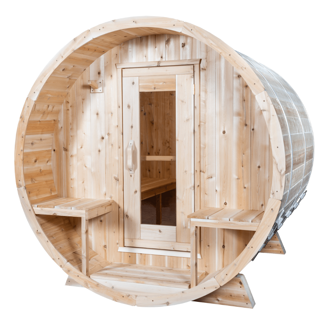 Dundalk CT Serenity 6 Person Barrel Sauna CTC2245W