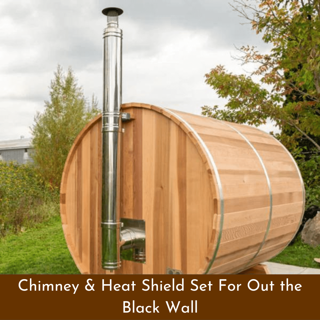 Dundalk CT Serenity 6 Person Barrel Sauna CTC2245W