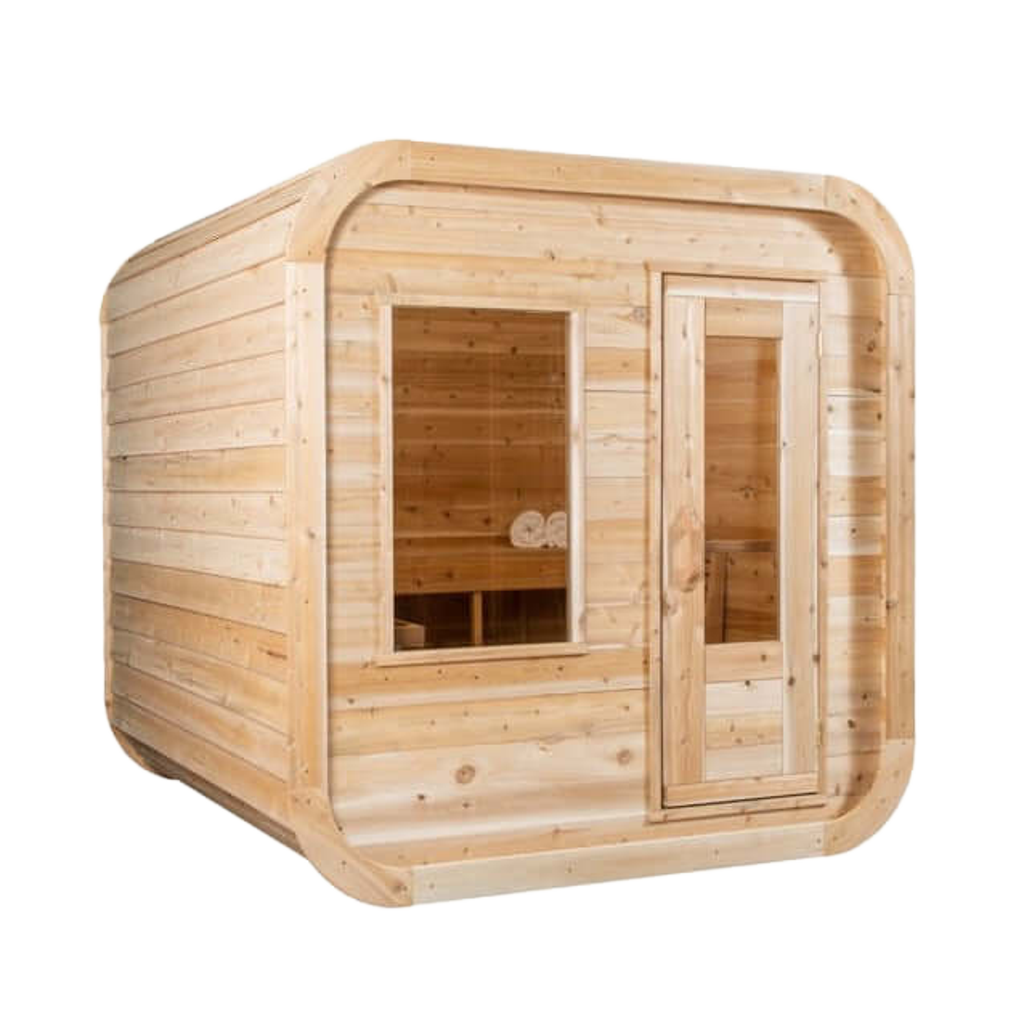 Dundalk CT Luna 4 Person Barrel Sauna - Infinity Saunas