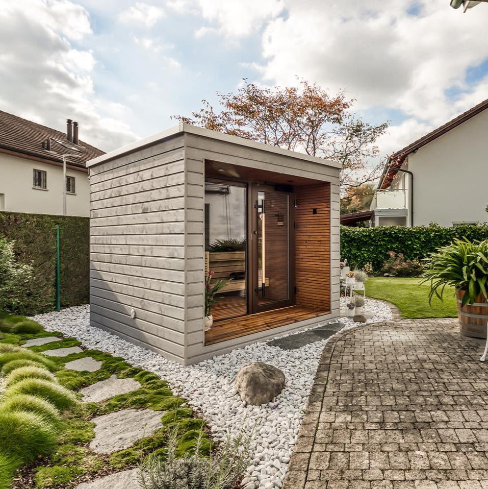 Auroom Arti outdoor modular cabin sauna premium design