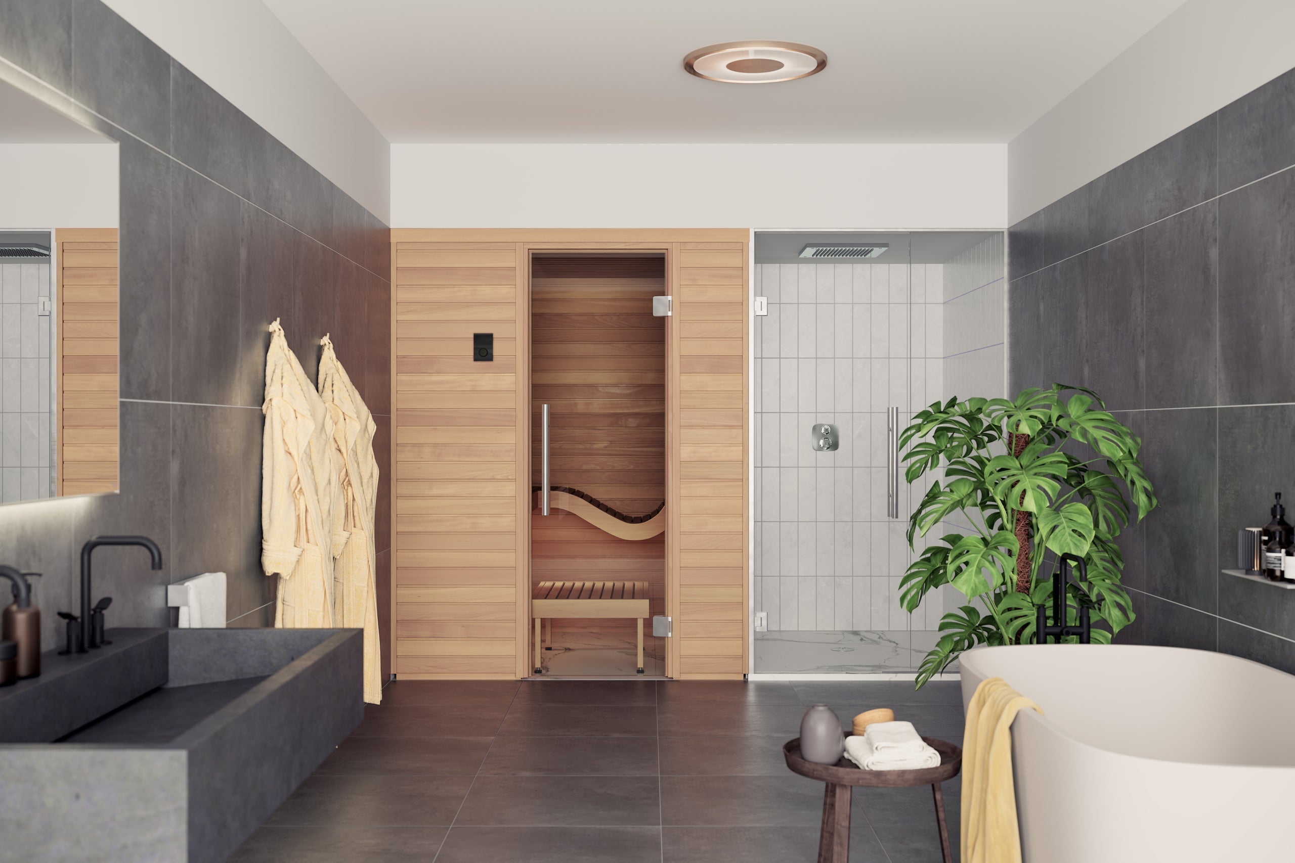 Auroom Baia DIY Indoor Sauna with Modern Design
