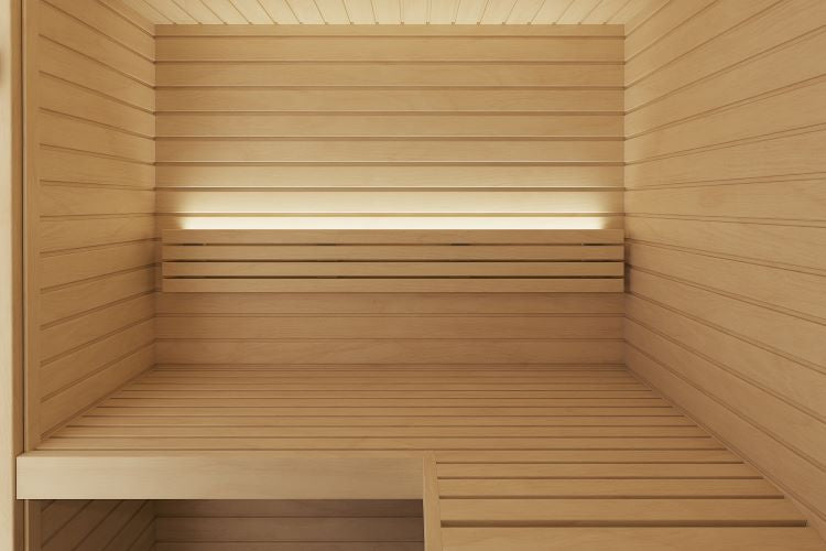 Auroom Baia Ergonomic Curved Bench Sauna for Home