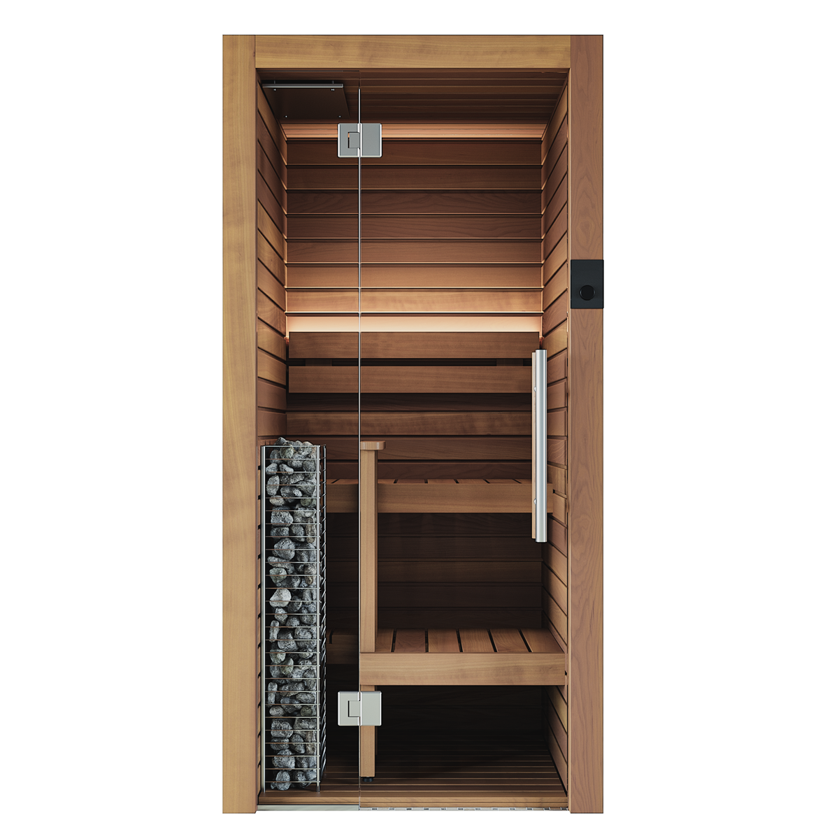 Auroom Cala Glass Mini 1-Person DIY Modular Cabin Sauna Kit