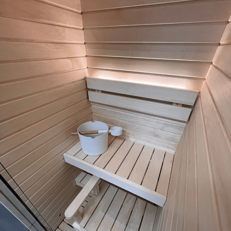 Auroom DIY Home Sauna Kit with Glass Door – Cala Mini