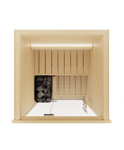 Auroom Cala Glass Mini Spa-Quality Home Sauna Cabin