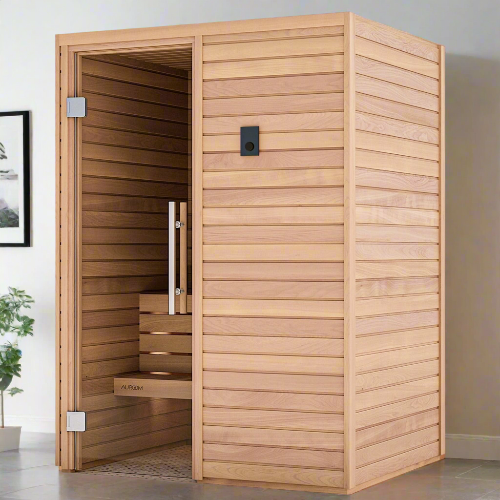 Compact Auroom Cala Indoor Sauna for Home Wellness Retreat