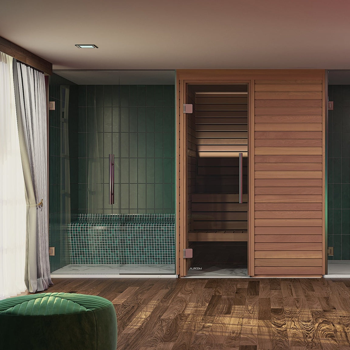 Premium Thermo-Aspen Auroom Cala DIY Sauna for Modern Homes