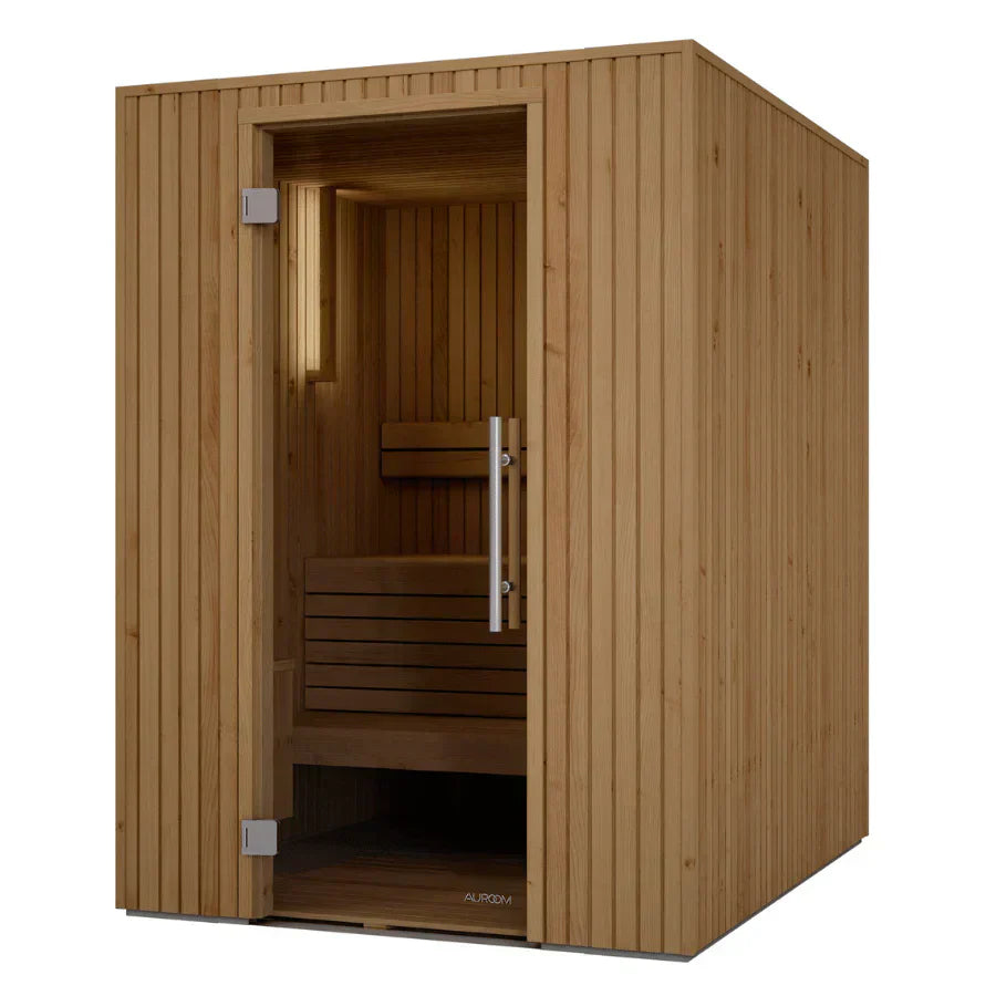 Auroom Familia Indoor Sauna Cabin with Customizable Glass Door