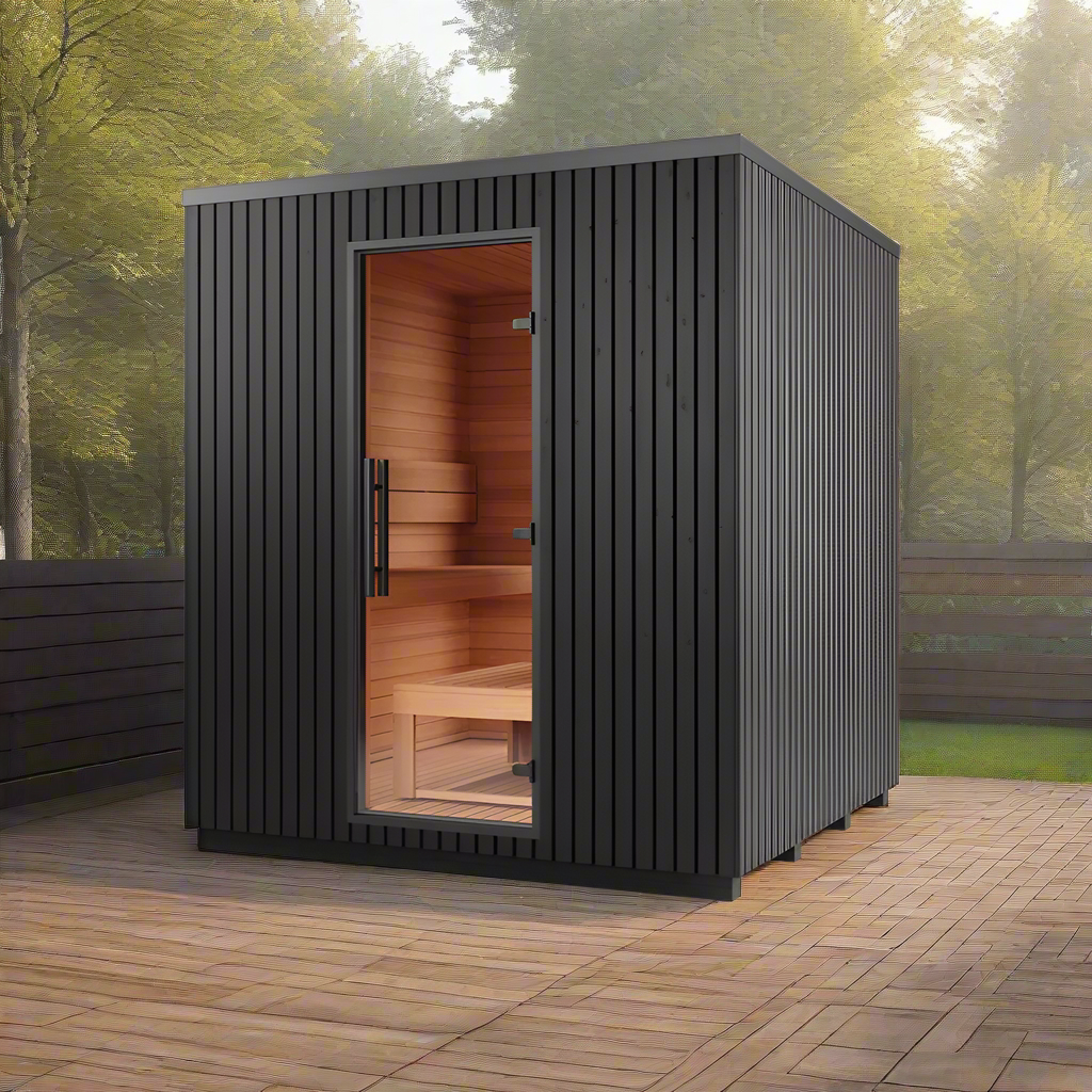 Auroom Garda Elegant Prebuilt Outdoor Sauna Structure