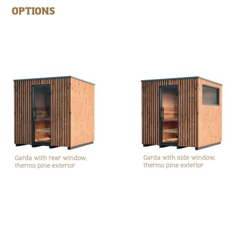 Modern Auroom Garda Outdoor Wellness Sauna Cabin 4–6 Person