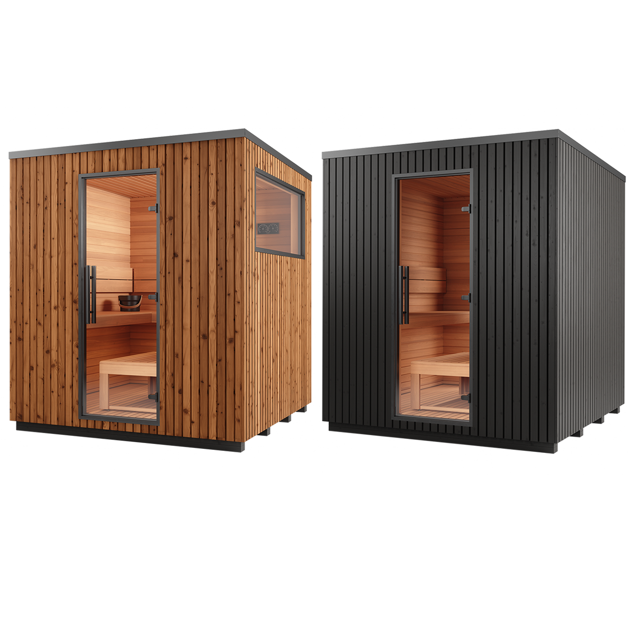 Premium Auroom Garda Prebuilt Backyard Timber Sauna