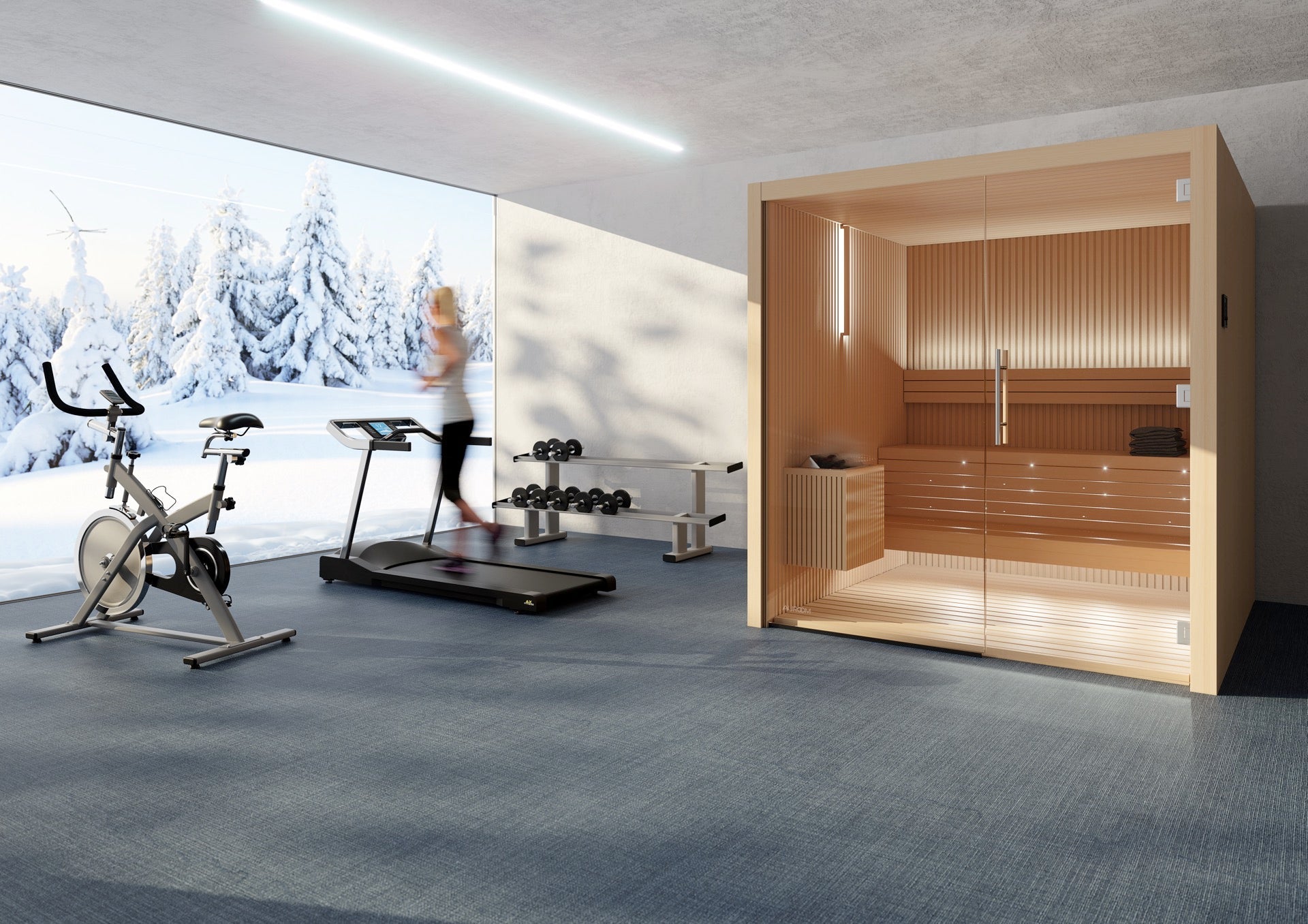 Auroom Libera DIY Sauna Cabin for Modern Home Wellness
