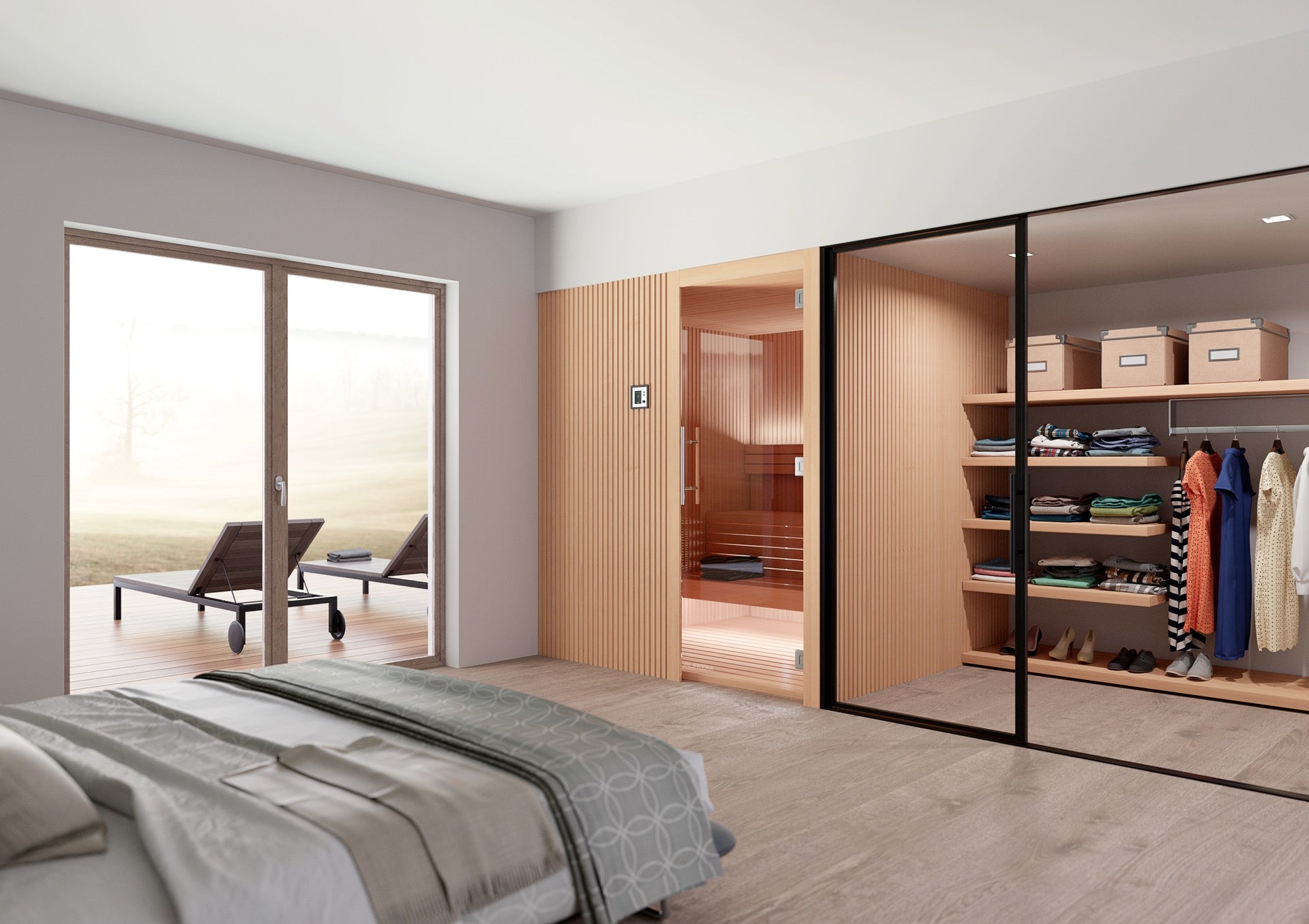 Auroom Libera Spa Sauna Cabin for premium home wellness