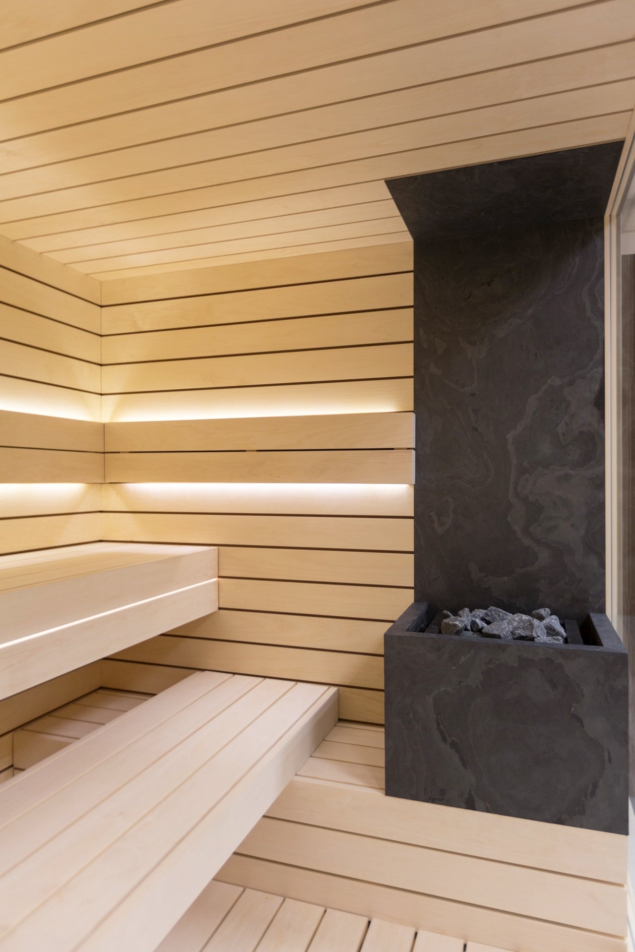 Auroom Lumina Premium Home Sauna with Glass Front Wall