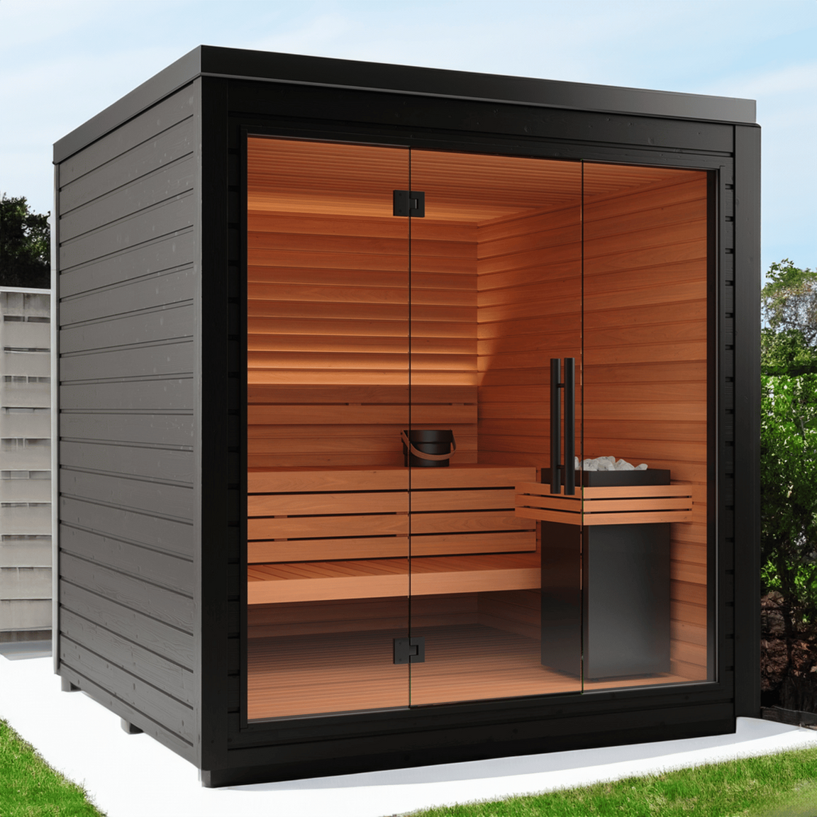 Luxury Auroom Outdoor Sauna Cabin for 5 People
