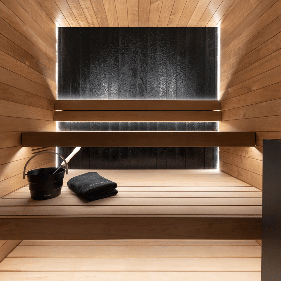 Auroom Vulcana Home Sauna Kit with Elegant Scandinavian Design