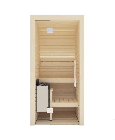 Auroom Cala Glass Mini Premium Modular Sauna for Personal Wellness