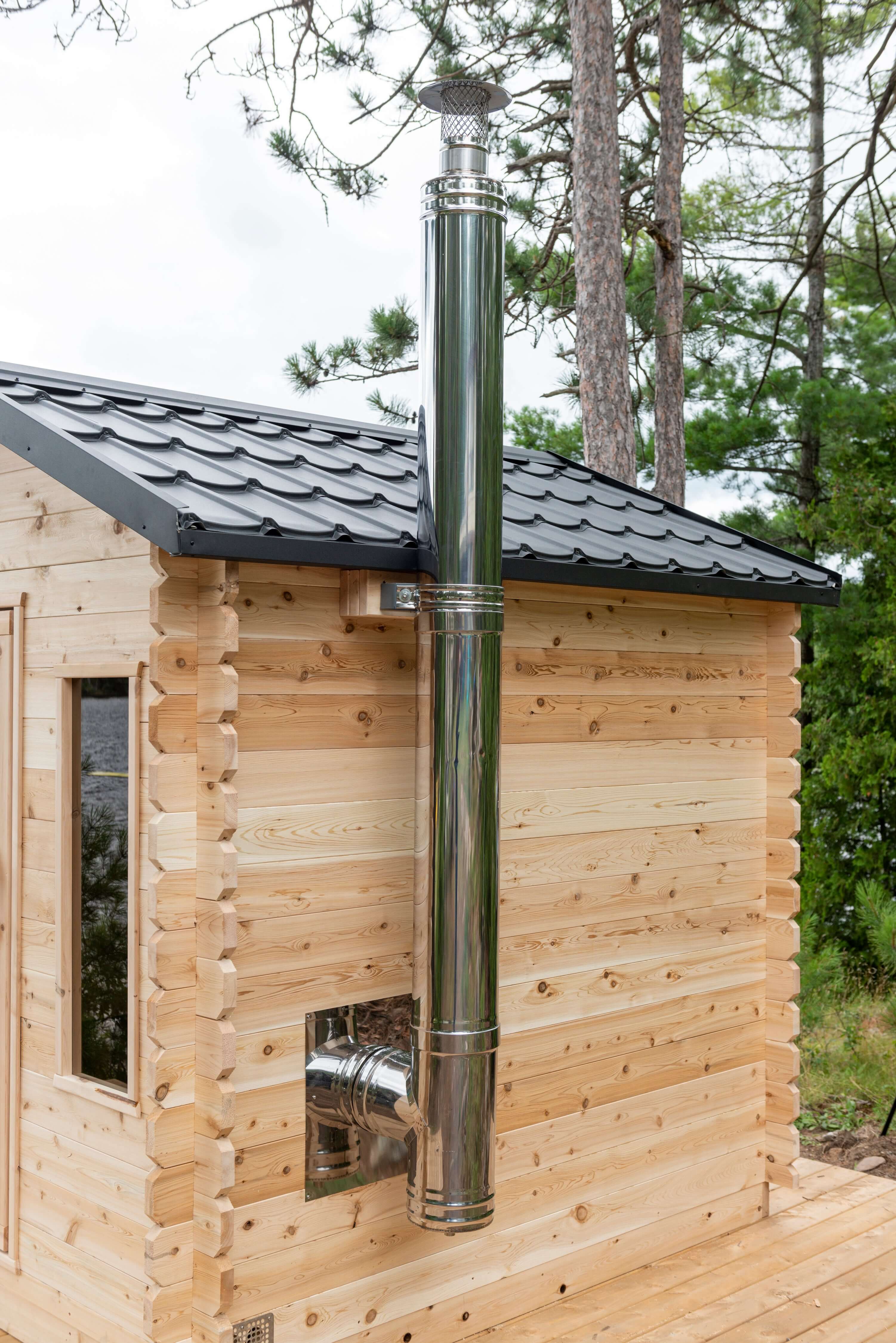 Dundalk Leisure Eastern White Cedar Sauna Exterior