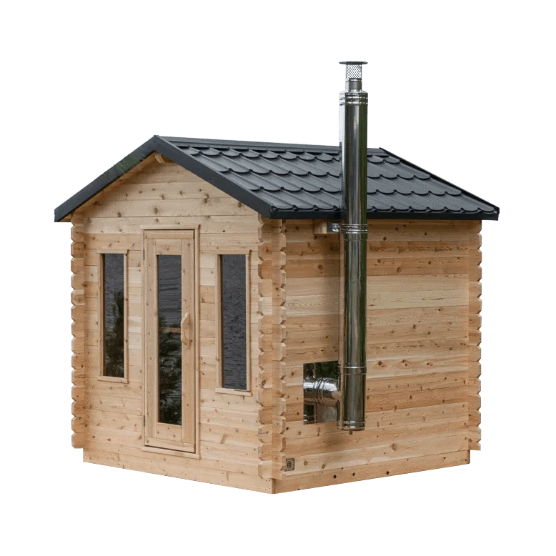 Dundalk Leisure Georgian Cabin Sauna CTC88W Front View