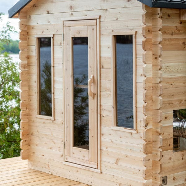 Georgian Cabin Sauna Crafted from Eastern White Cedar