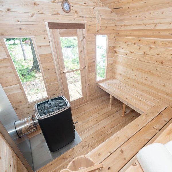 Dundalk Leisure Georgian Cabin Sauna with Metal Roof