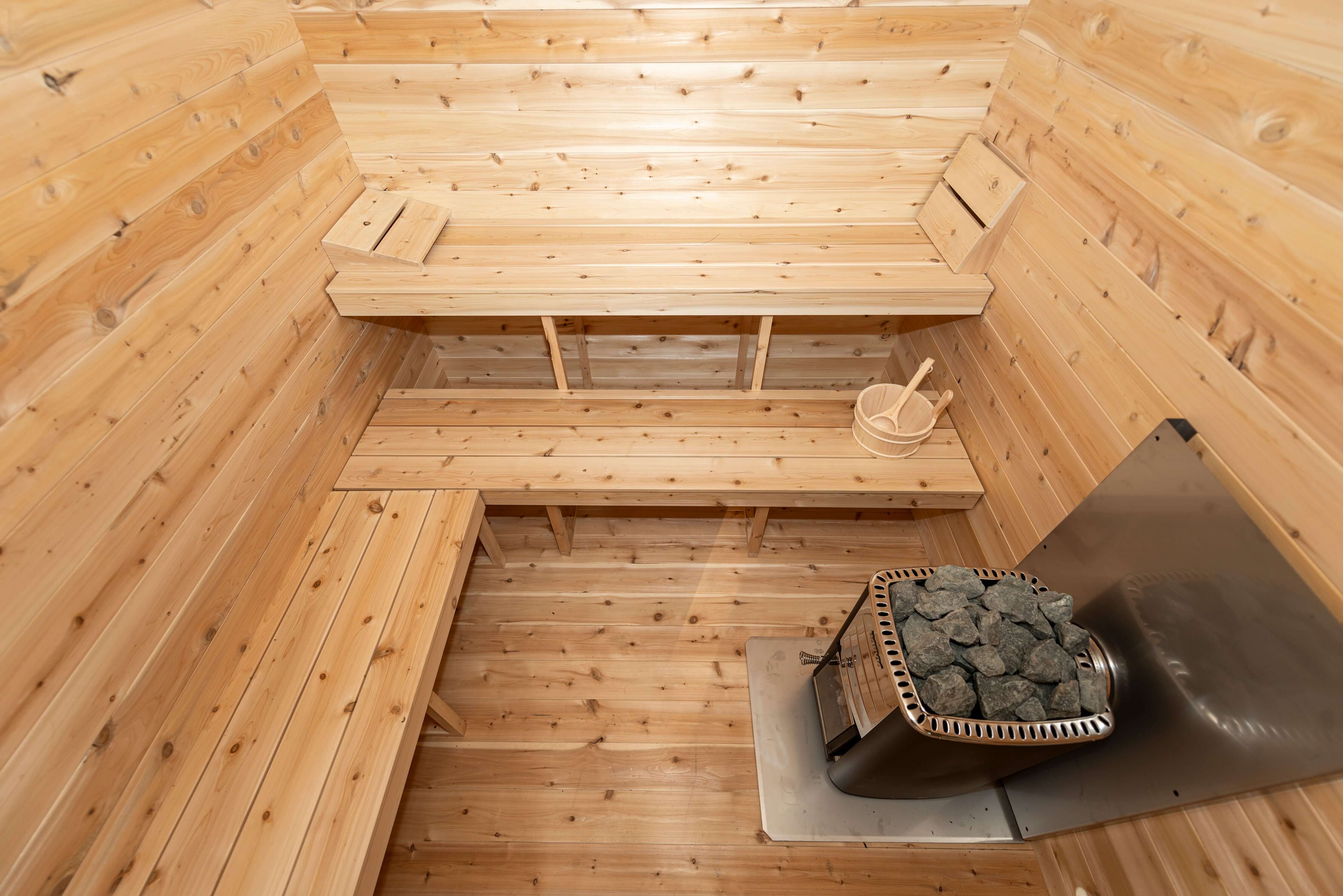 Georgian Cabin Sauna in Eastern White Cedar