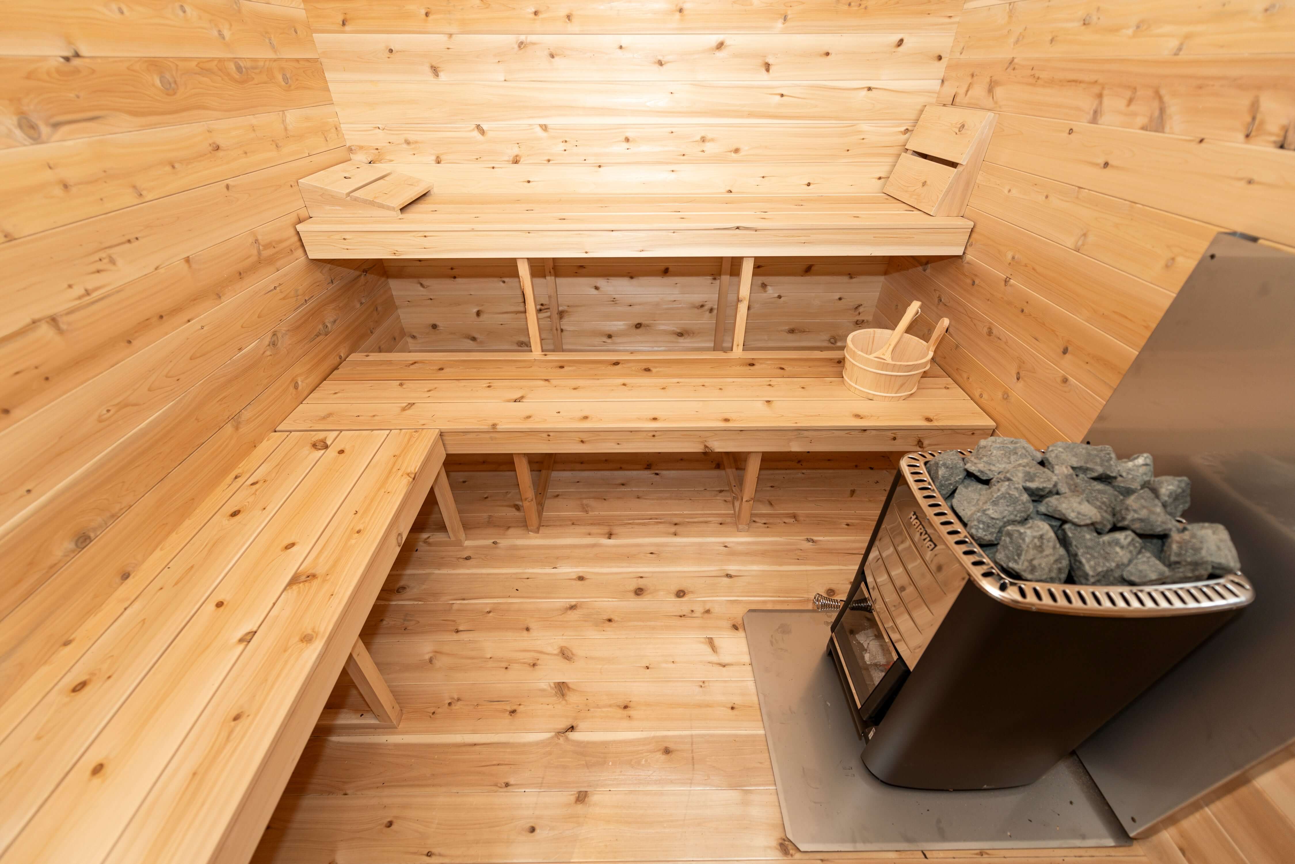 Canadian Timber Georgian Cedar Sauna by Dundalk