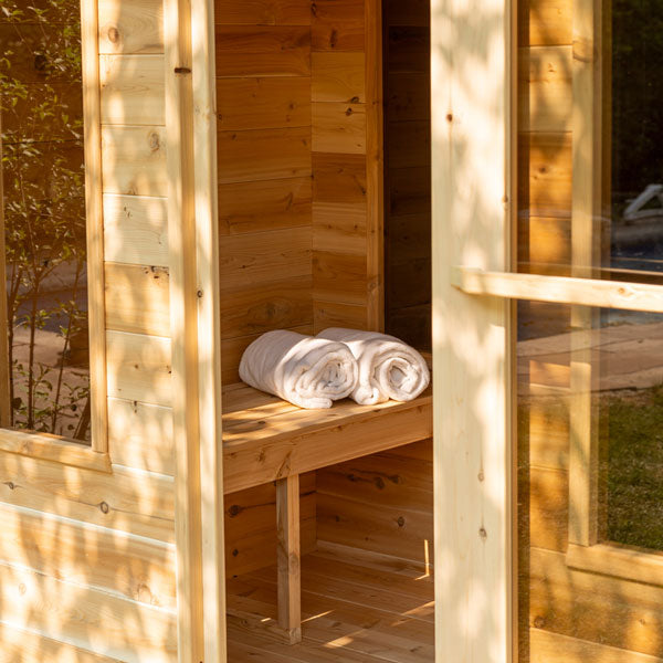 Dundalk LeisureCraft Georgian Cabin Sauna with Changeroom