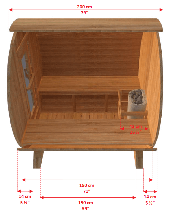 Dundalk CT Harmony Luxury Backyard Wellness Sauna