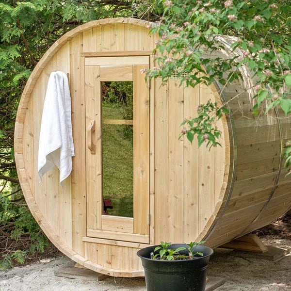 CT Harmony 4 Person Barrel Sauna by Dundalk LeisureCraft