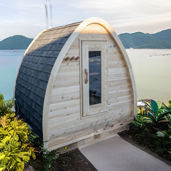 CT MiniPOD Sauna CTC77MW 2–4 person outdoor relaxation cedar sauna