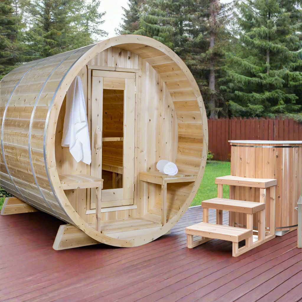 Canadian Timber Outdoor Sauna by Dundalk LeisureCraft