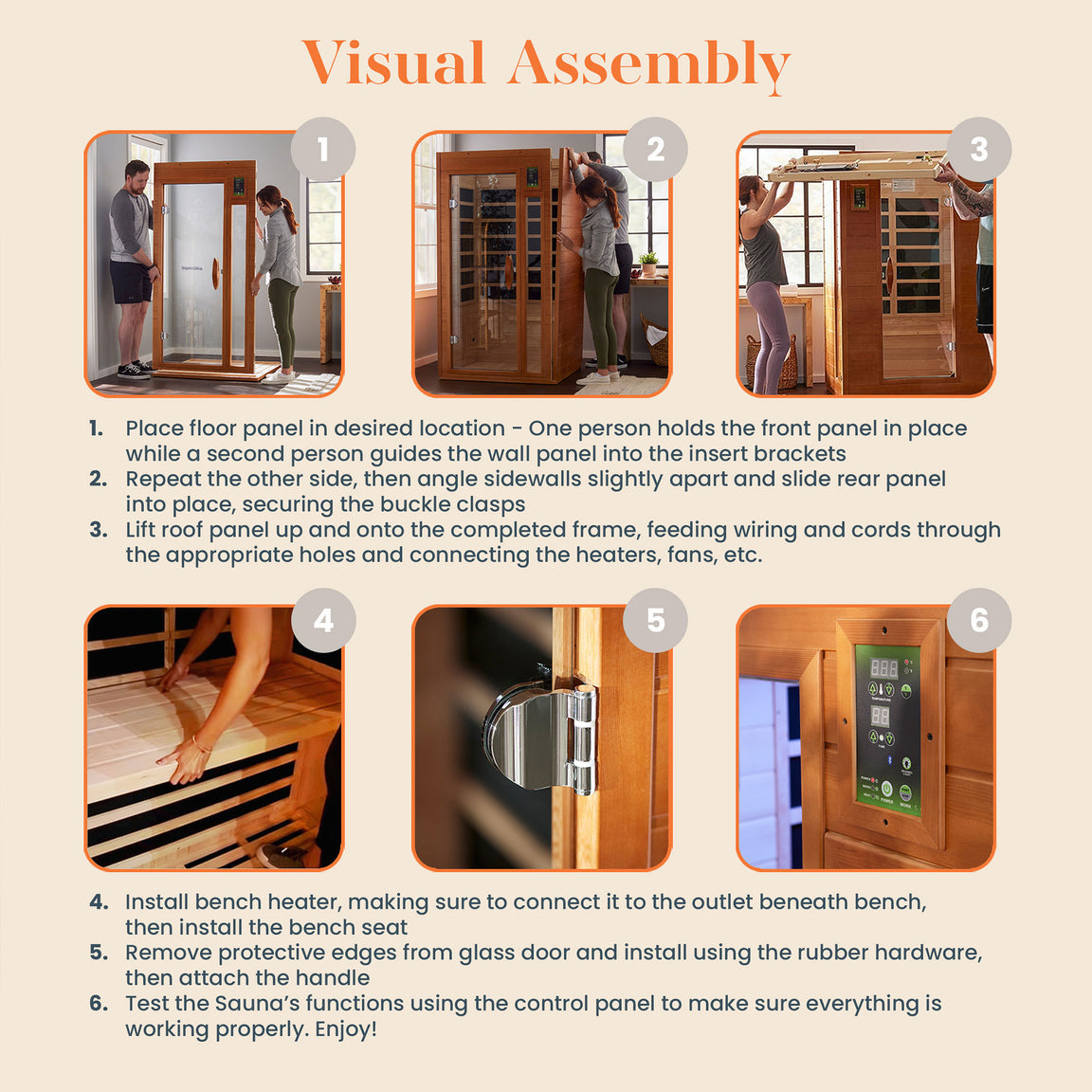 Dynamic Barcelona 1–2 person sauna with low EMF FAR infrared technology, built for indoor wellness spaces, gyms, and home spa environments.
