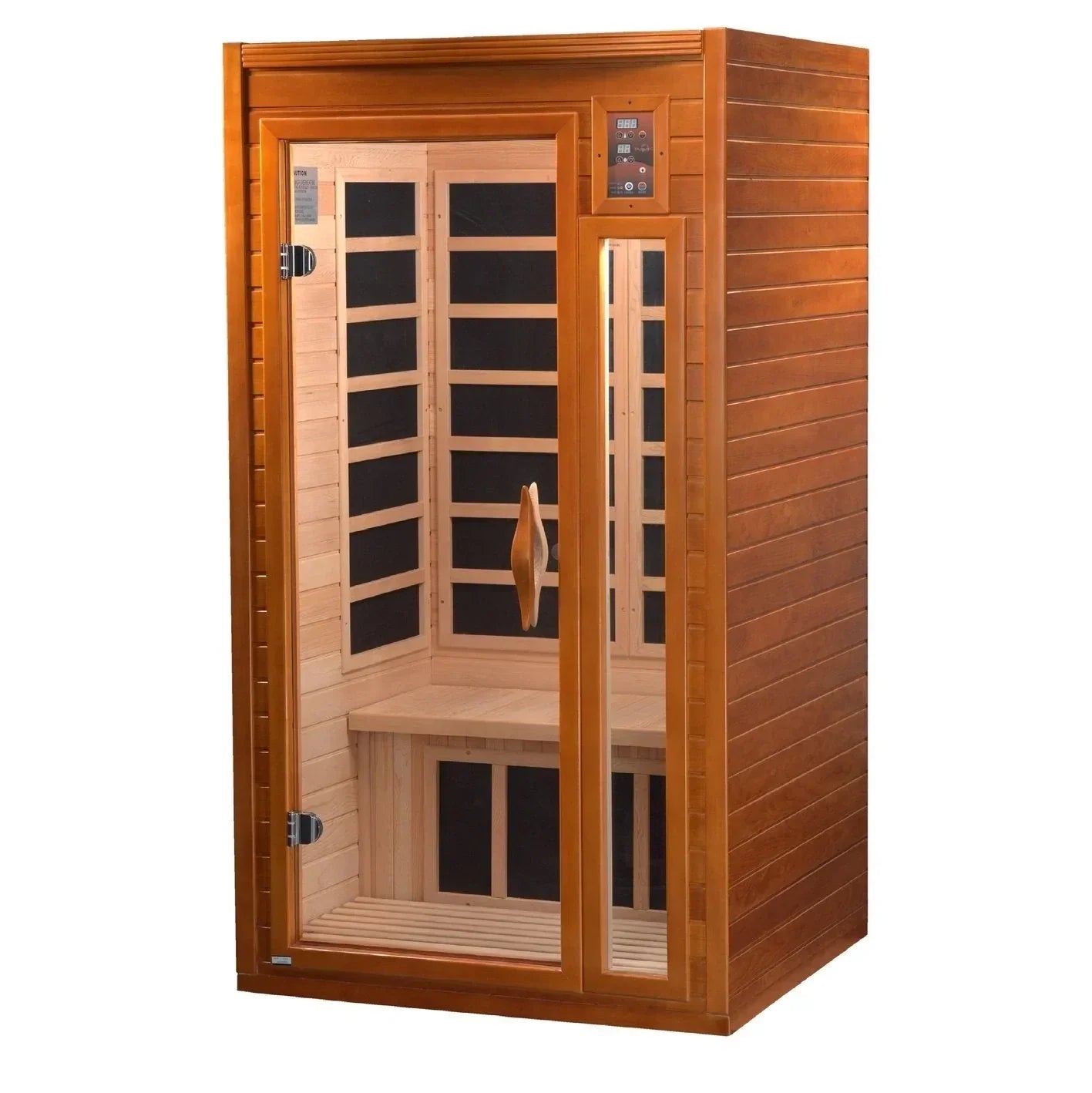 Dynamic Barcelona Elite compact infrared sauna 1-2 person home spa sauna FAR infrared therapy ultra low EMF heating system indoor wellness cabin