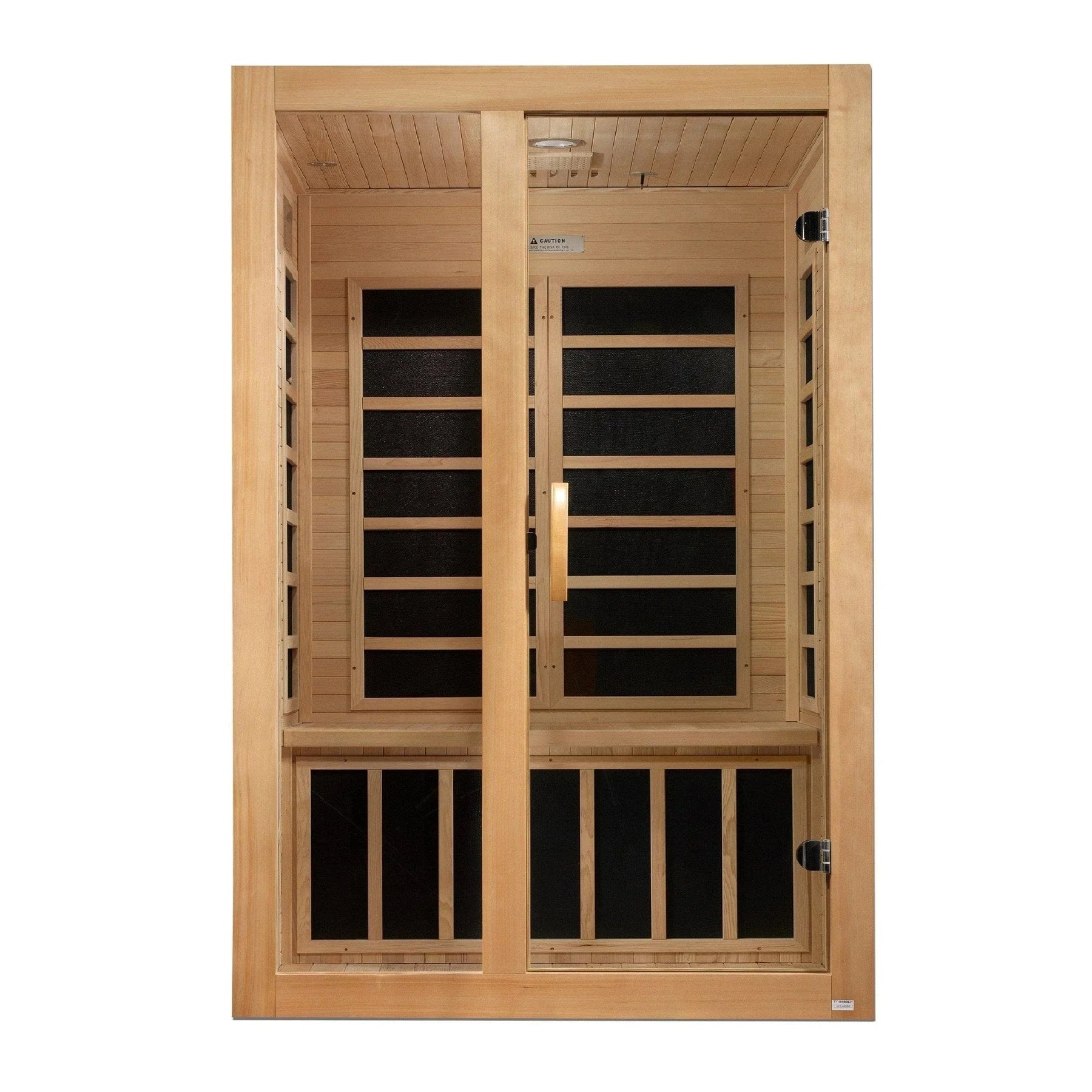 Dynamic "Santiago" 2-person Low EMF FAR Infrared Sauna DYN-6209-01