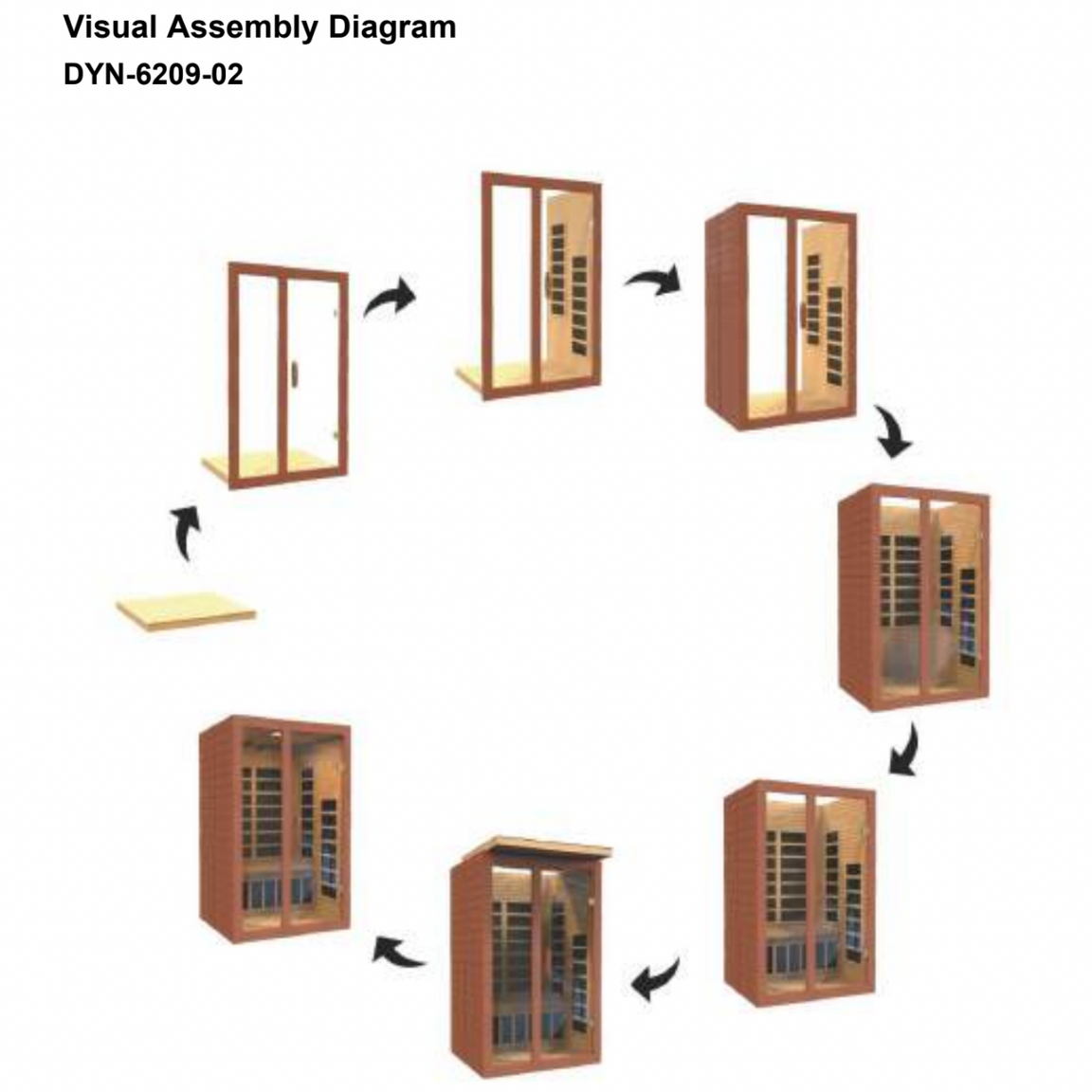 Dynamic Santiago Elite 2-person infrared sauna wide interior view showcasing spacious seating, Canadian Hemlock wood finish, and modern compact design