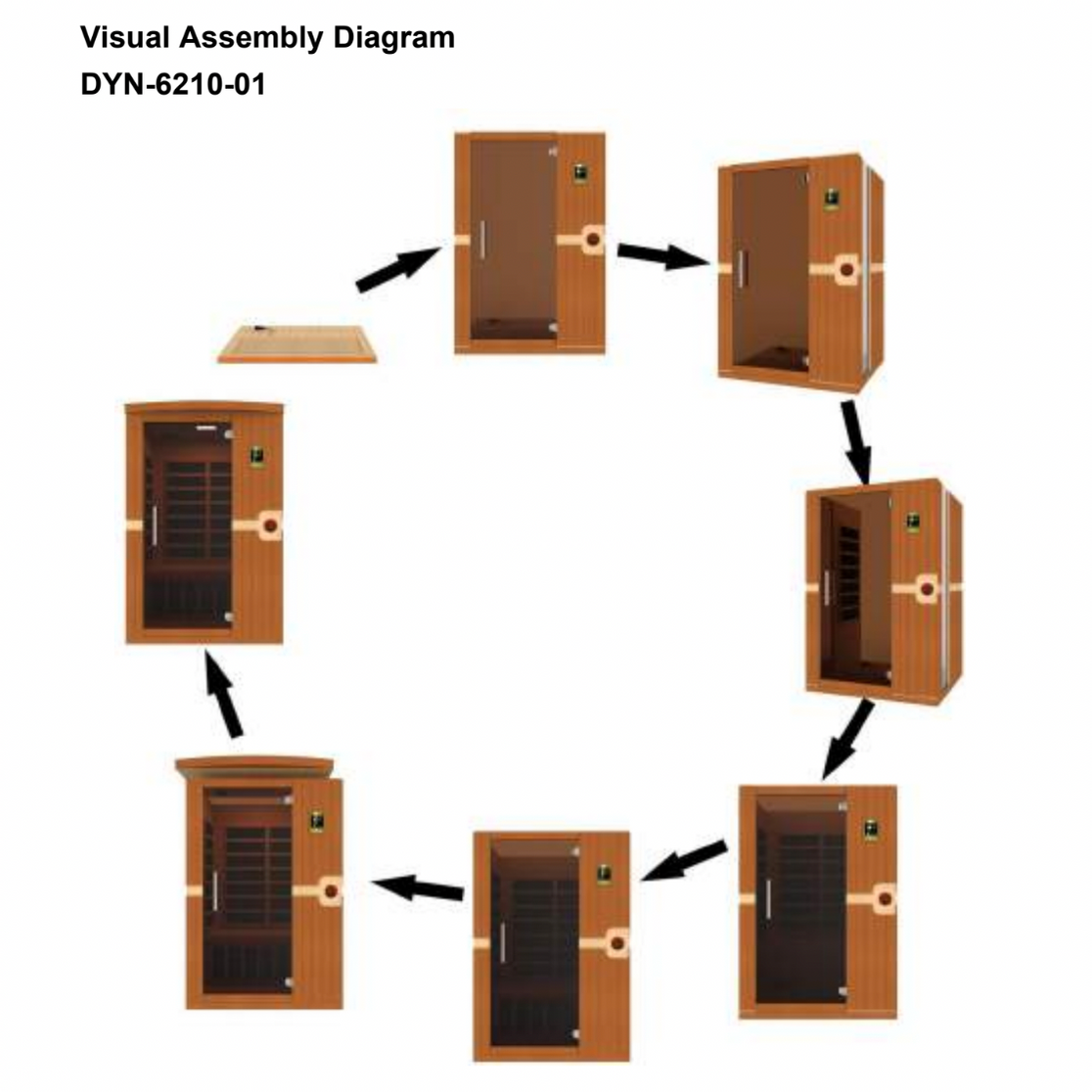 2-person Dynamic Venice FAR infrared sauna DYN-6210-01 Low EMF home sauna cabin with premium wood construction for wellness and recovery