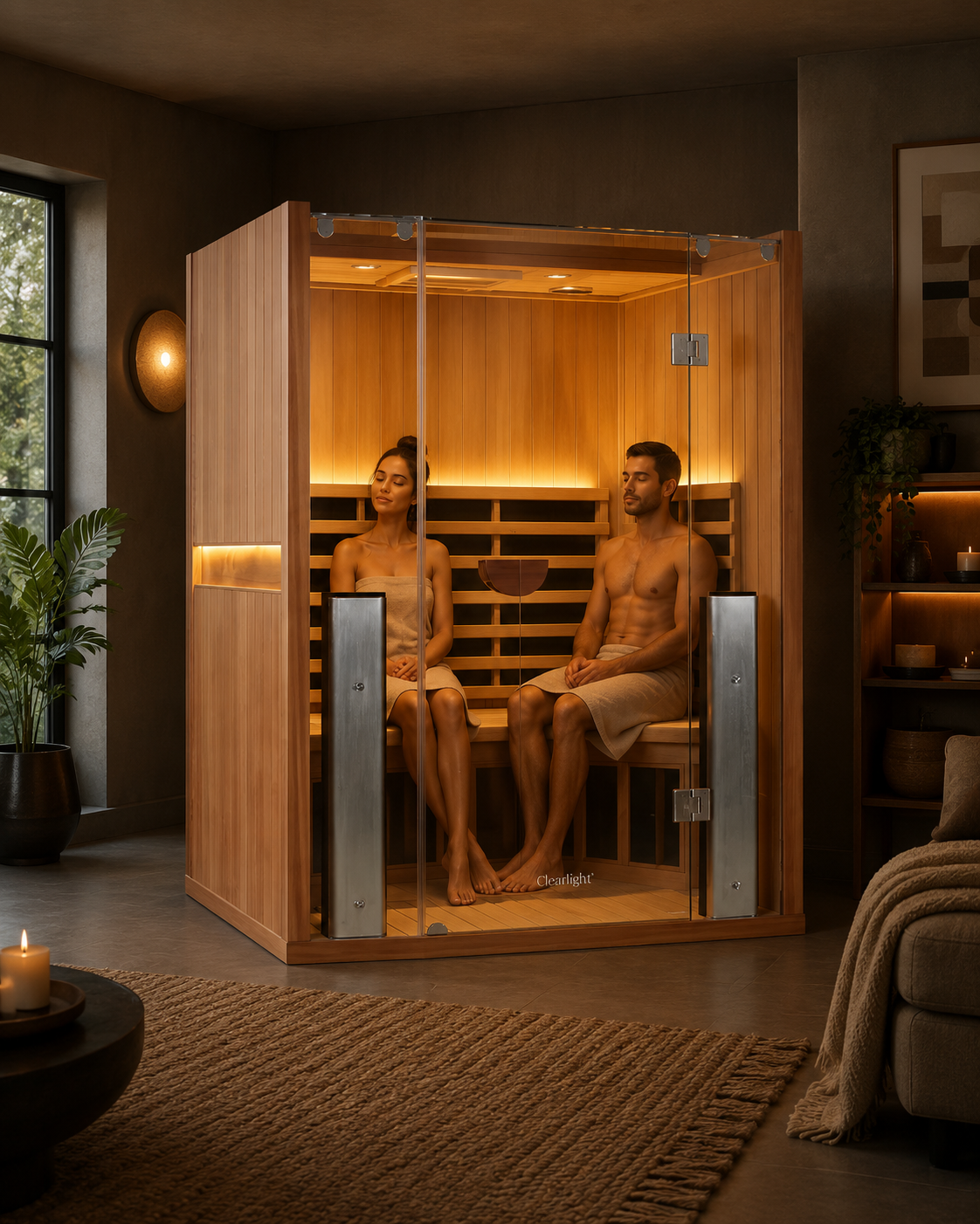 CLEARLIGHT SANCTUARY 2 - Full Spectrum Two Person Infrared Sauna