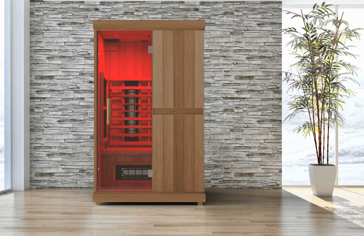 Luxury Indoor Infrared Sauna for Home Spa Experience