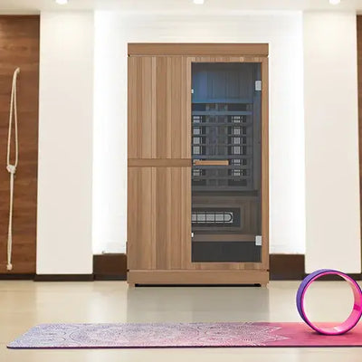 Finnmark FD-KN004 Premium Home Sauna Cabin with Hybrid Heating System