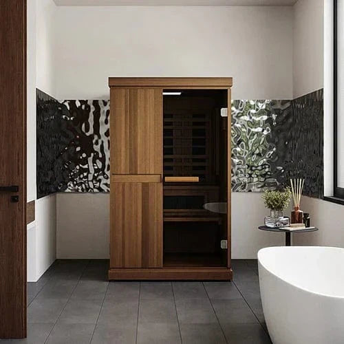 Finnmark Combination Sauna Featuring Infrared and Traditional Heating