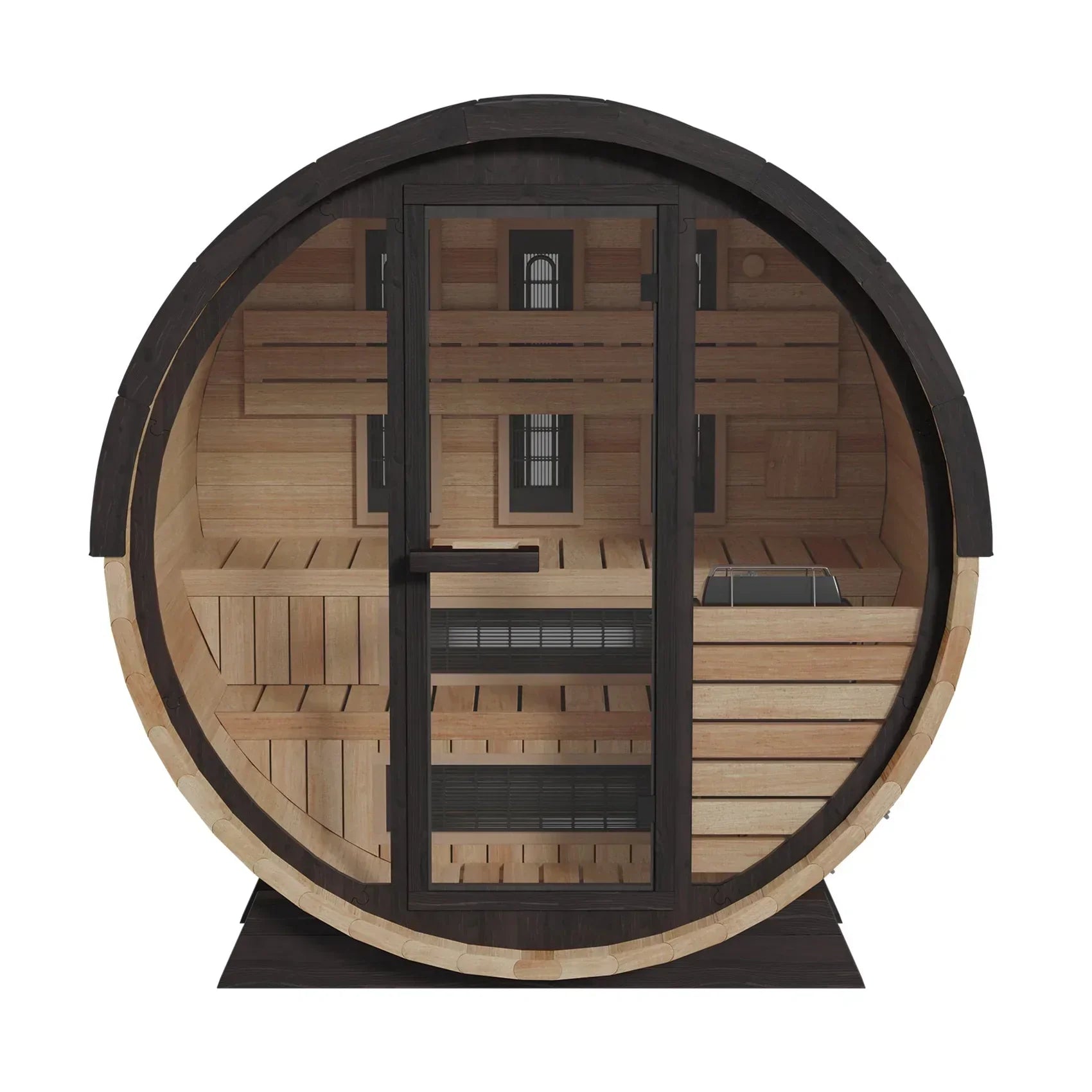 Finnmark FD-7 Outdoor Hybrid Sauna with Infrared and Traditional Heat